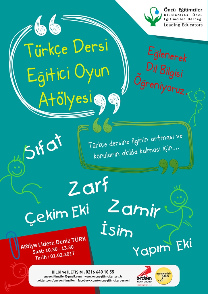 Türkçe Dersi Eğitici Oyun Atölyesi - 1 Şubat 2017